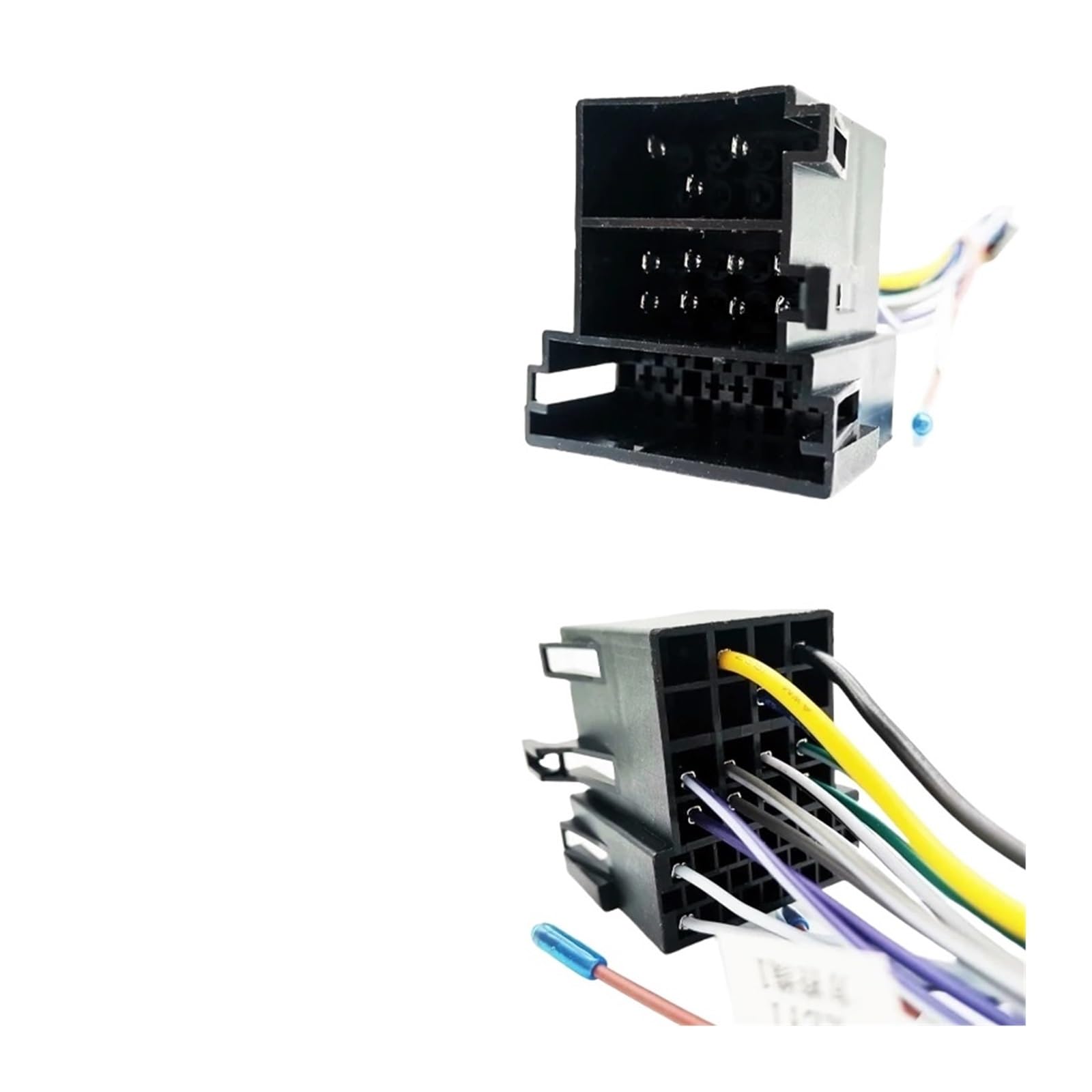 Adaptador de arnés de cableado de 16 pines for decodificador CAN-BUS, conector ISO Quadlock, compatible con Porsche 911, 996 Mk2, 997, Cayenne E1, Boxster y Cayman.(ISO QL CAN Bus ANT)