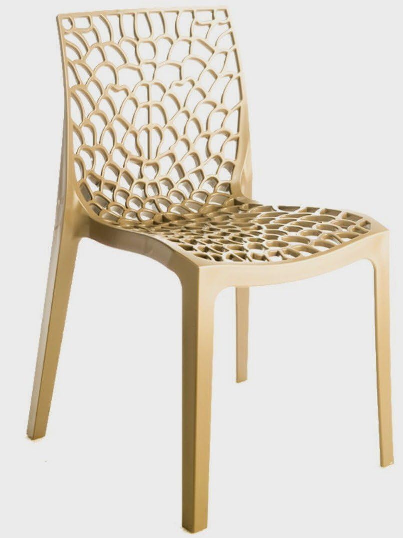 Sedia Impilabile Grand Soleil S6316GP In Polipropilene - Grigio Perla, Pratica E Compatta 51x52x81 Cm - Foto 6