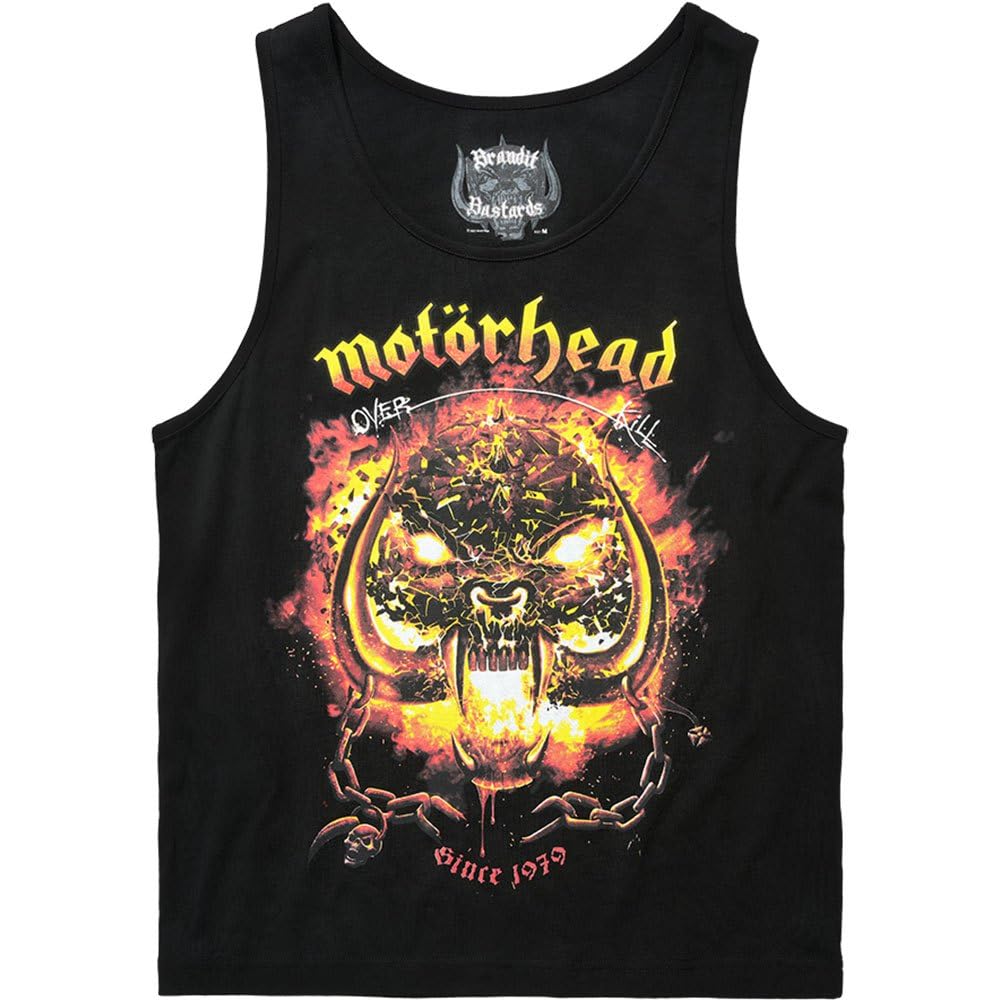 Brandit Motörhead Tank Top Overkill, color: black, size: 3XL