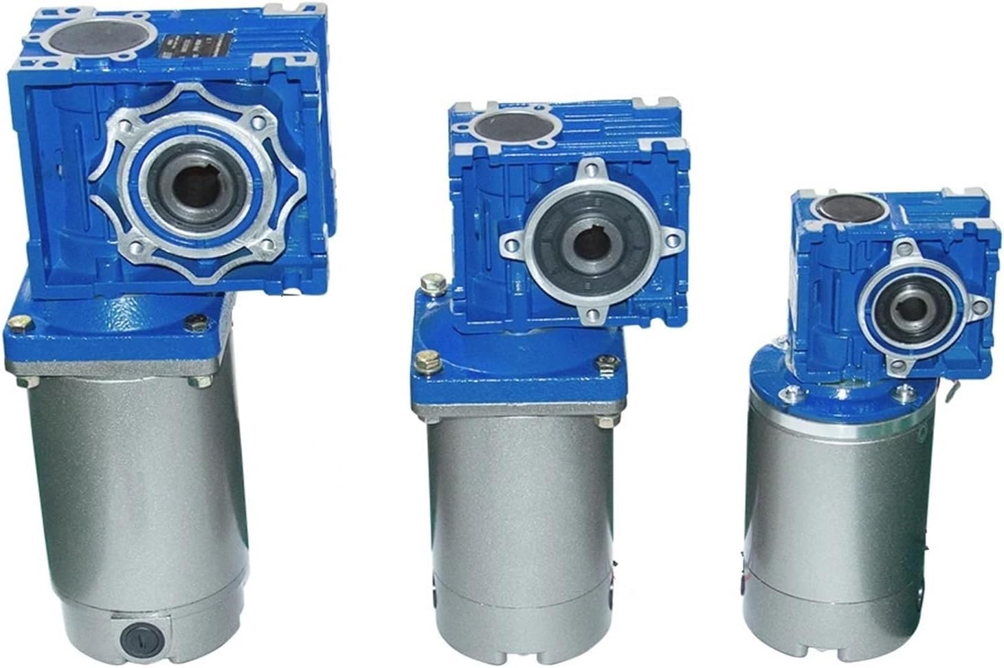 High-Torque DC Worm Gear Motor DC 12V 24V 90V 220V 120W/250W RV030 040 Gearbox DC Permanent Magnet Motor(90V,120W-22RPM)