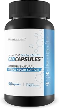 Boost Full Body Health CZD Capsules - Alternative Natural Health Supplement for Overall Health Support, Immune Support, Swelling & Discomfort Support - Optimize Your Health with Nature & Science
