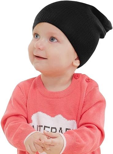 Miniatura 3 de Zando Gorro unisex de punto para bebé, gorro cálido para invierno, para bebés, lindos gorros para niños pequeños, gorro de hip-hop holgado