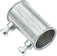 Xadnitu 30 Pack 1/2" EMT Set Screw Conduit Couplings - Die-Cast Zinc, Rustproof Fittings for Indoor/Outdoor Pipe Connections