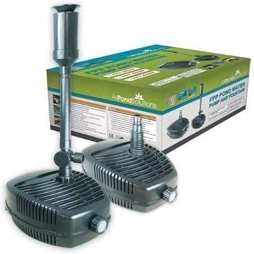 Image AllPondSolutions FPP-4500 Pond Pump with Fountain Attachment for Outdoor Garden, 4500 Litre/Hour Flow Rate