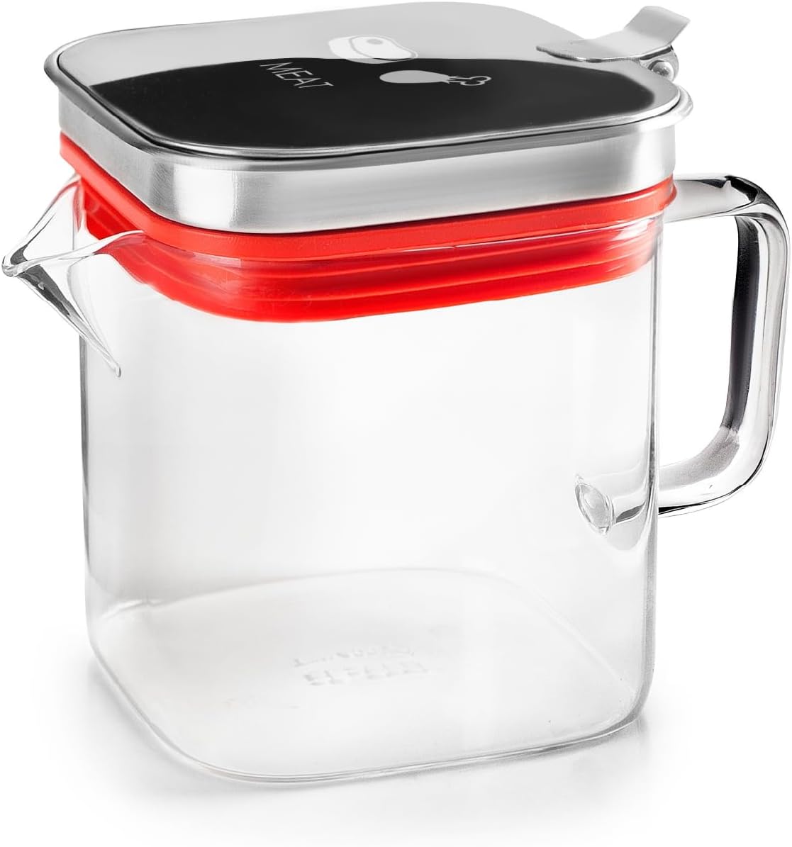IBILI - 743550 - Square Oil Recycling Container for Meat