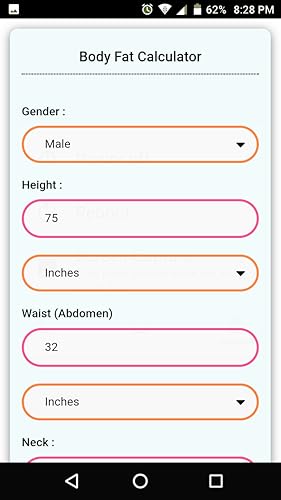 Body Fat Calculator