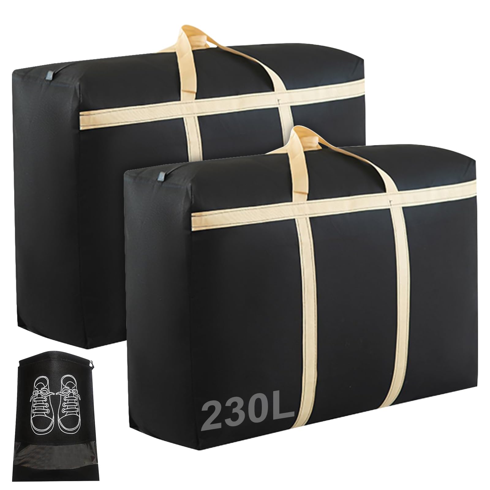 Bolsas impermeables de algodón Oxford 600D con cremallera reforzada para mudanzas