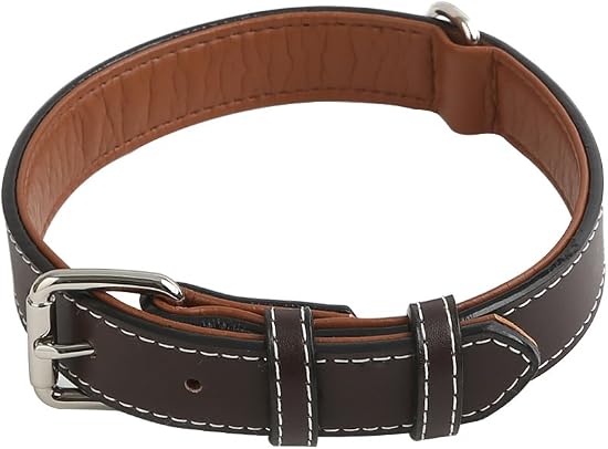 Collier De Poitrine Pour Cheval Tucker En Cuir Marron - Double Couture, Laiton, Occasion