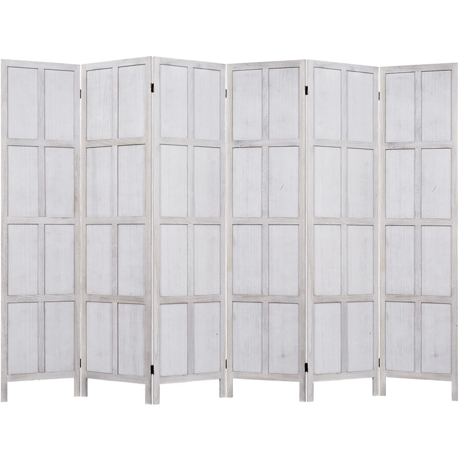 Buy RHF 5.8 Ft.Tall White Room Divider, Room Dividers and Folding Privacy Screens, 16" Each