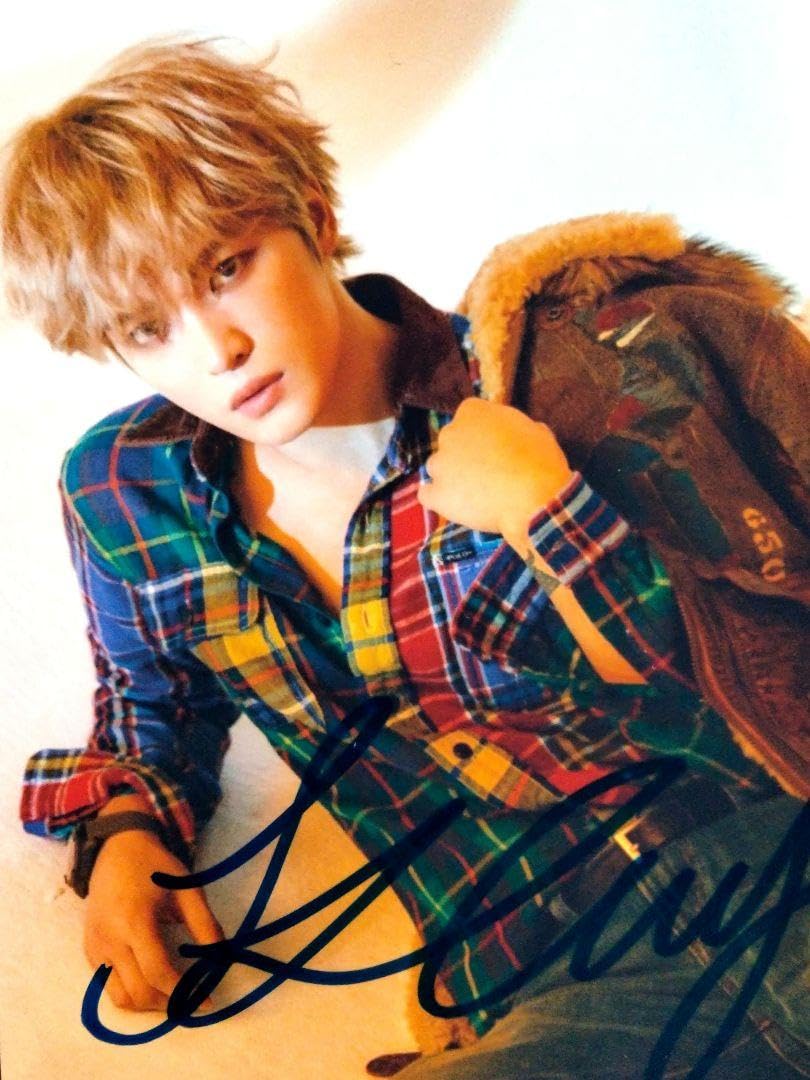 Amazon.co.jp: ジェジュン直筆サイン入り2Lサイズ写真…Kim Jae