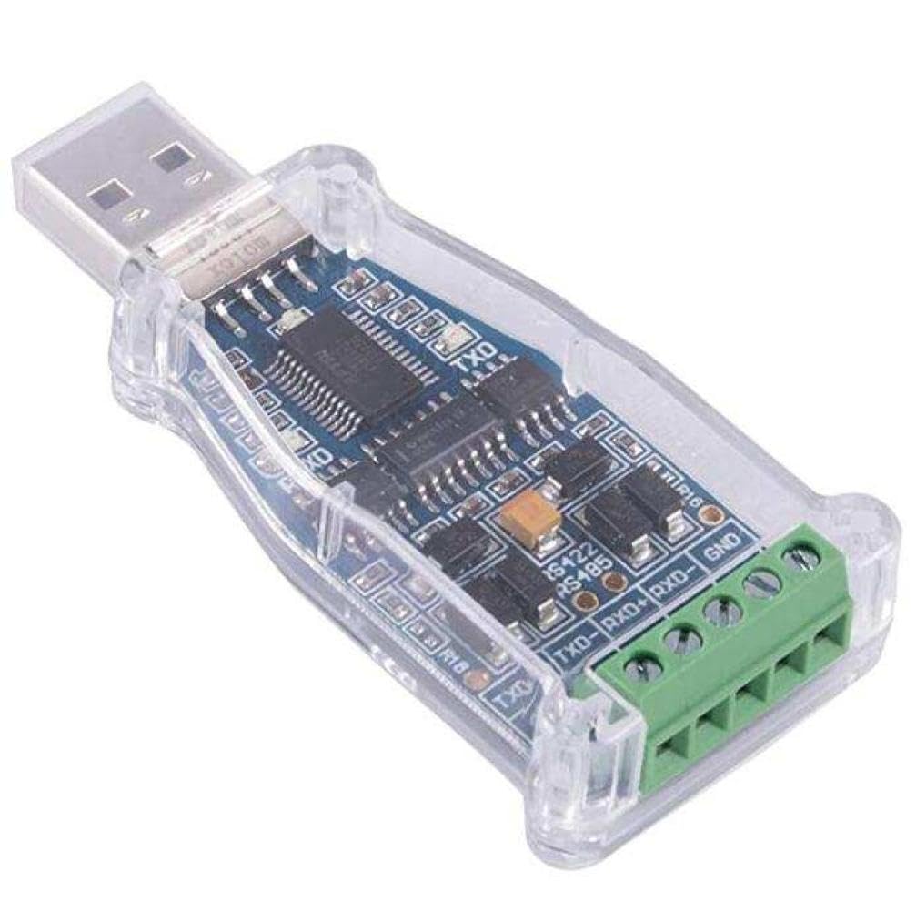 Adaptador de Serie USB a RS485 RS422, Chip FTDI, convertidor de Bloque de terminales de 6 Pines, Compatible con WinXP Win 7 Win8 Win10 Android(Cable Length: About 72mm)