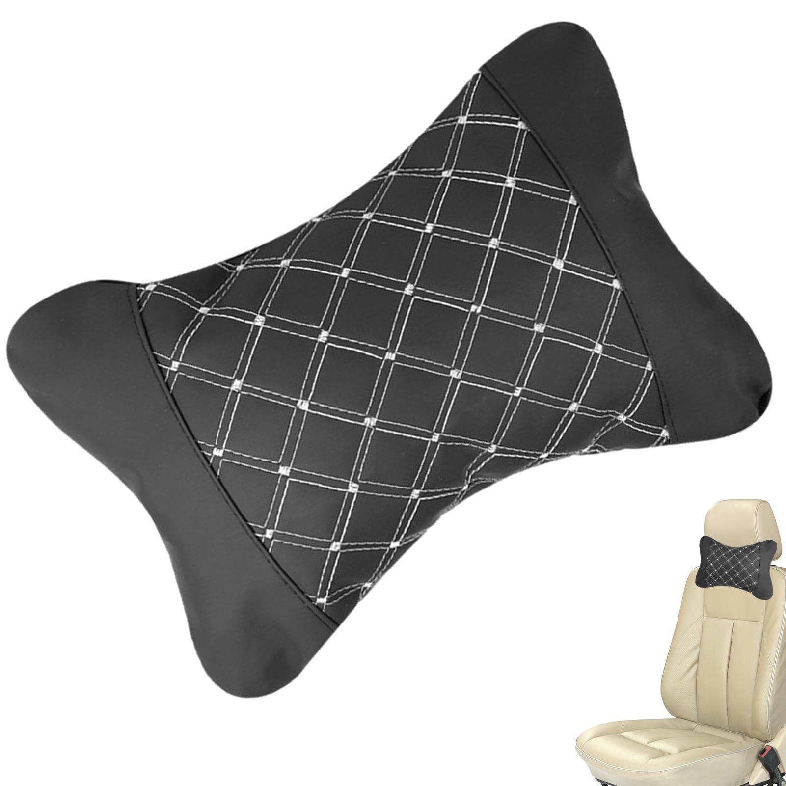 Cuscino poggiatesta per seggiolino Auto | Cuscino poggiatesta per seggiolino Auto - Cuscino poggiatesta per Auto Design ergonomico Confortevole per Guidare l'home Office Riduce l'affaticamento alla