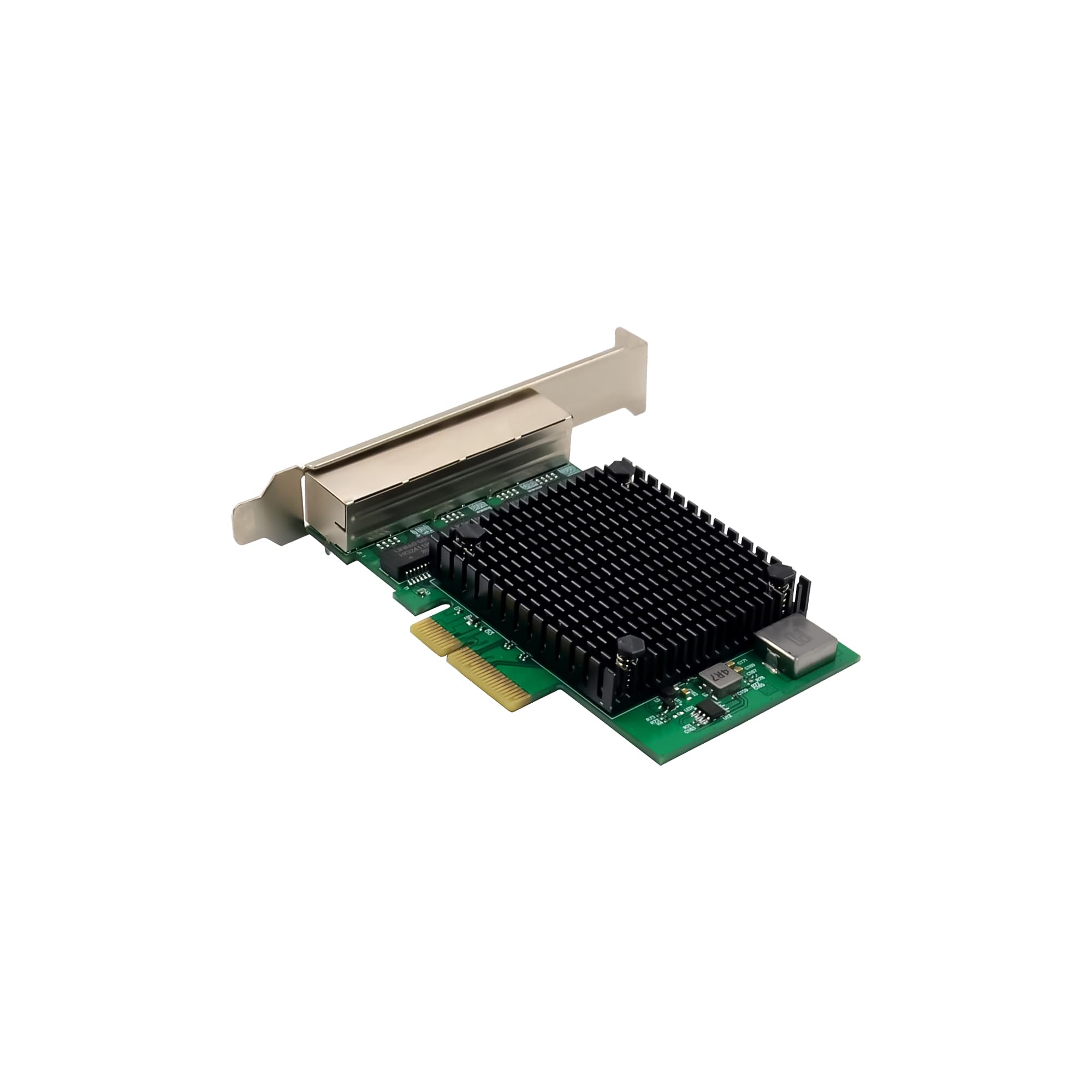 InLine Scheda di rete a 4 porte, PCIe x4, 2,5 Gb/s LAN Card, per Windows & Linux, incl. Low Profile, 51127A