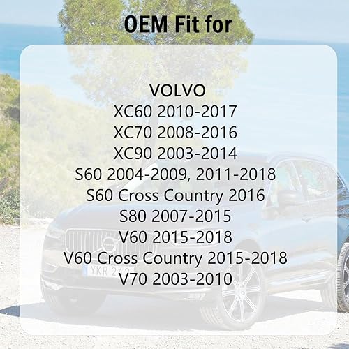 Miniatura 2 de Tapa de llenado de depósito de combustible SUKECA 31392044 para Volvo XC60 XC70 XC90 S60 Cross Country S80 V60 V70 2003 2004 2005 2006 2007 2008