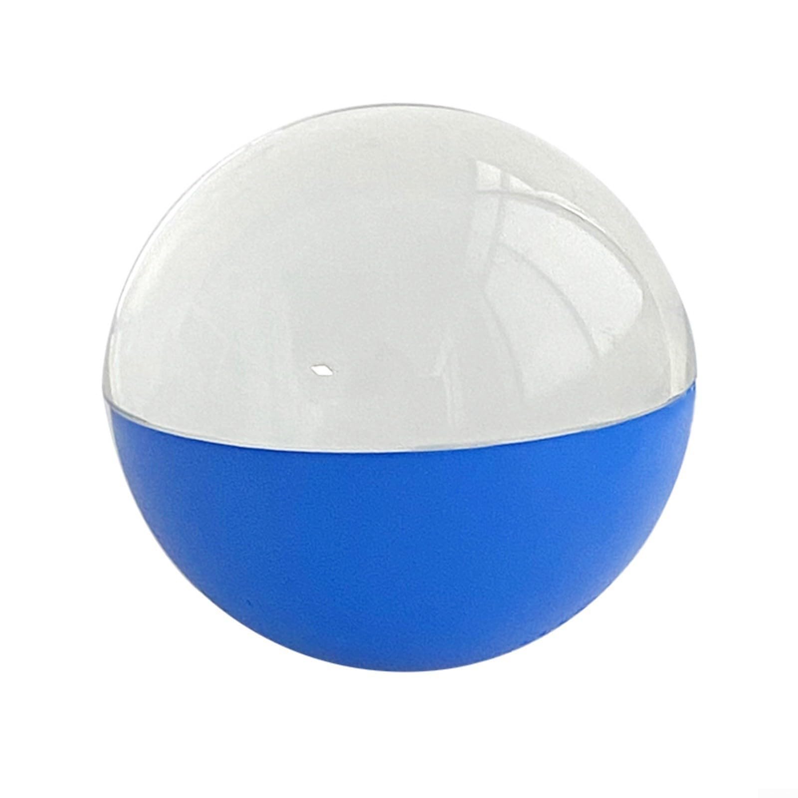 Bola de cristal de 7 cm con iluminación LED para bodas, Navidad, cumpleaños y aniversario, pantalla decorativa elegante (azul)