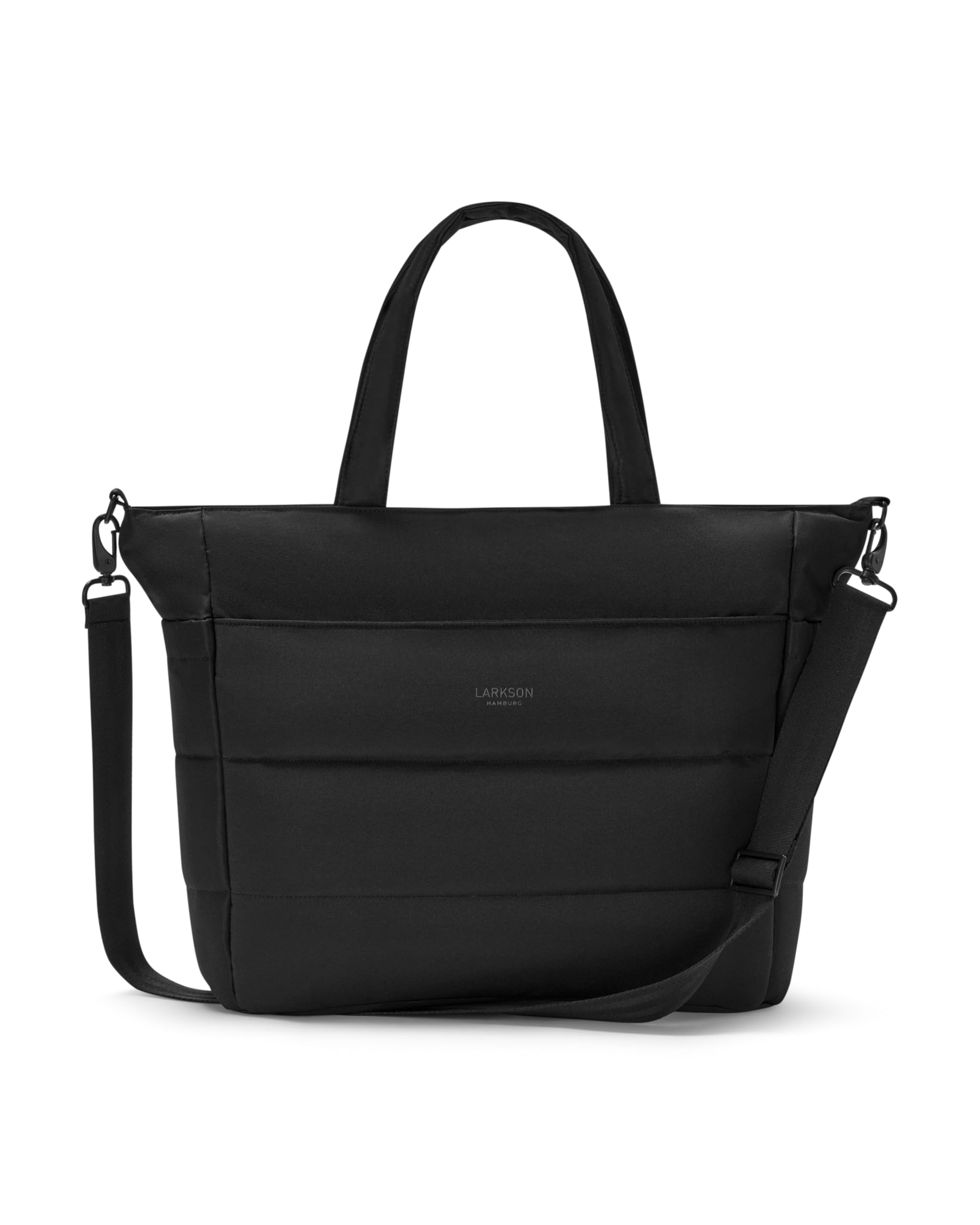 LARKSON Puffer Tote Bag Femmes - Alma | Sac Fourre-tout Puffy avec de Multiples Compartiments, Sac à Bandoulière, Shopper avec Fermeture Éclair, Hydrofuge