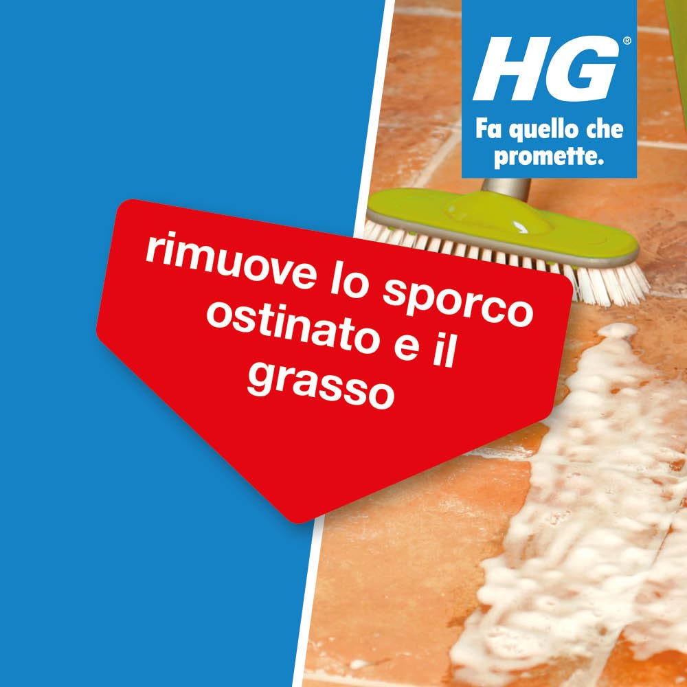 HG Pulitore Forte n. 87 Detergente Concentrato per Rimuovere Grasso 1 Litro
