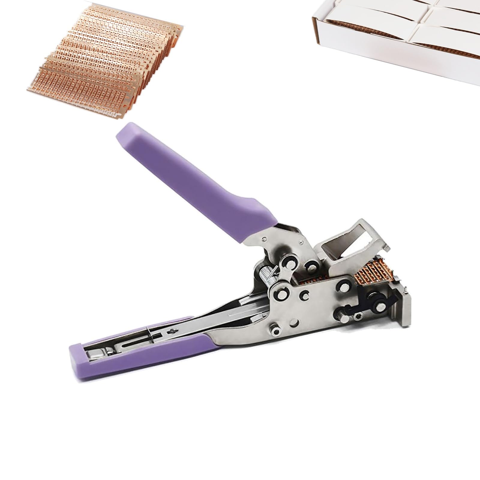 BOOZXCV Manual SMT Splice Pliers for Reel Tape, Stainless Steel SMD Tool for Precision Electronics Work
