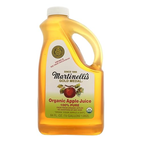 Jugo de manzana orgánico Martinellis, 64 onzas - 6 por caja.