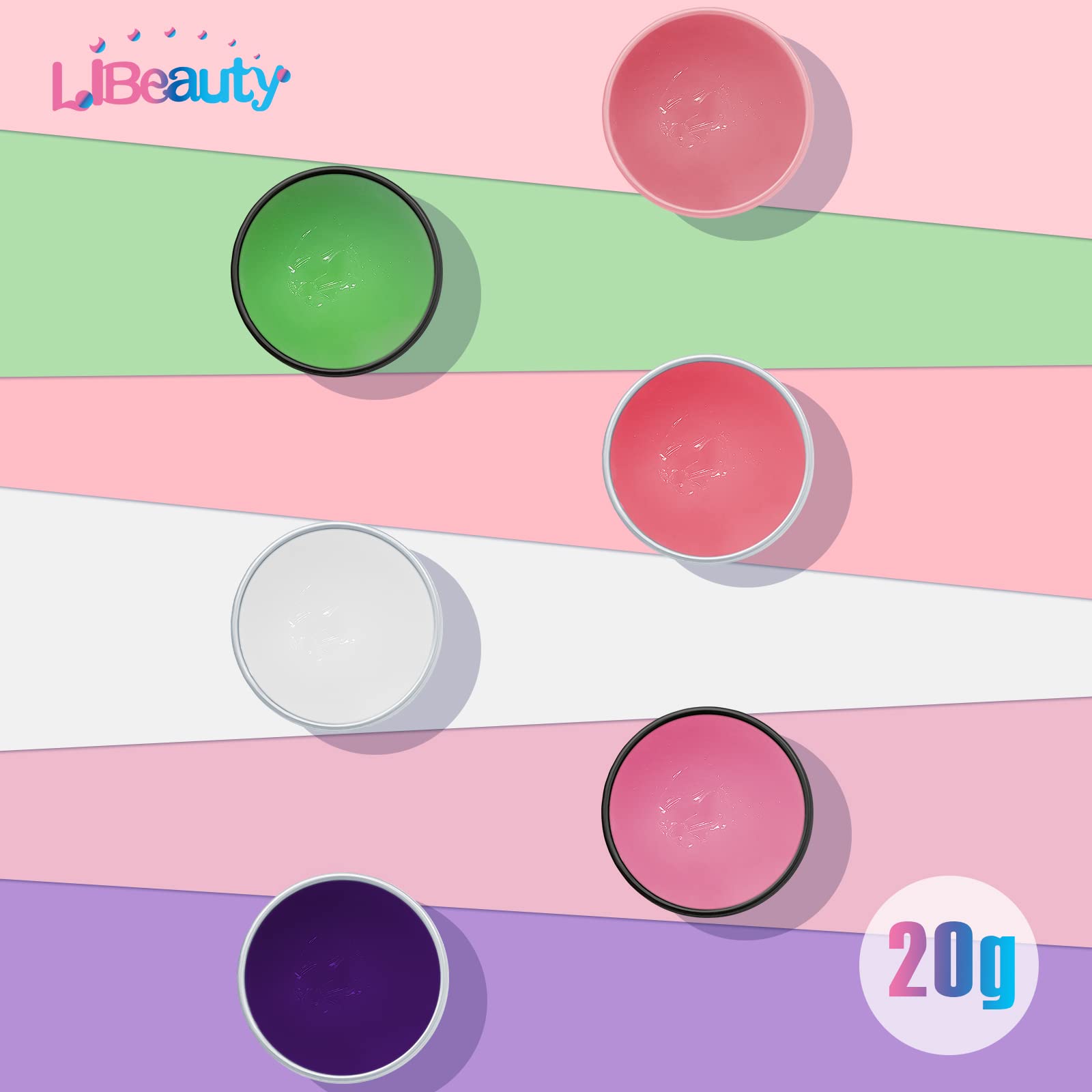 Libeauty Colla Laminazione Ciglia, Colla per Laminazione Sopracciglia, Lash Lift Glue Balm, Contiene Ingredienti Nutrienti, Trattiene Bene le Ciglia, Adatto per il Salone (20g)