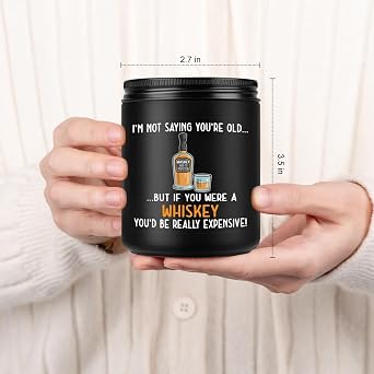 GSPY Scented Candle - Birthday Gifts for Men, Funny 30th 40th 50th 60th 70th 80th Birthday Gifts for Men, Him, Women - Funny Bday Present Ideas for Brother, Uncle, Friend, Husband, Dad, Guy