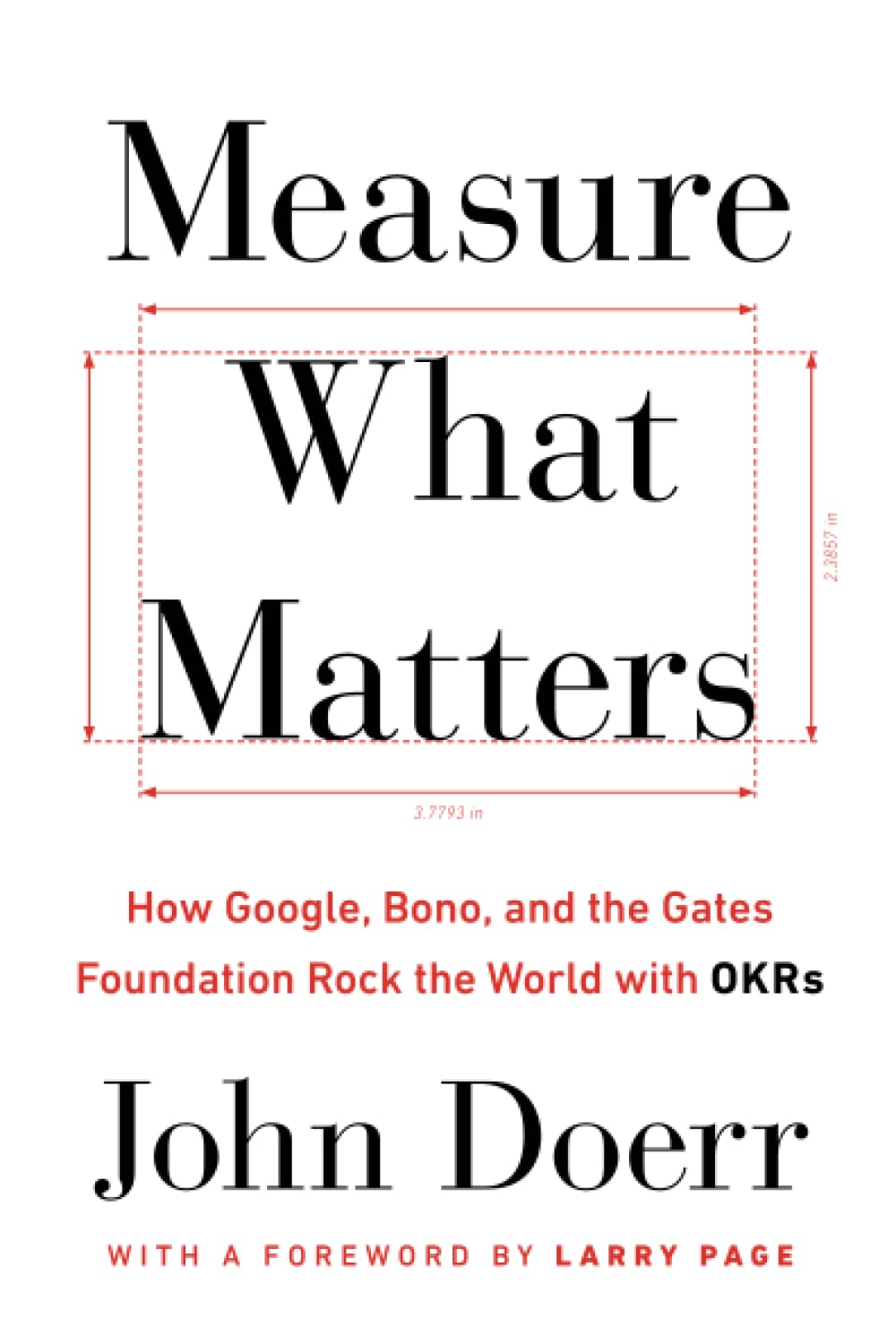 Measure What Matters: How Google, Bono, and the Gates Foundation Rock the World with Okrs