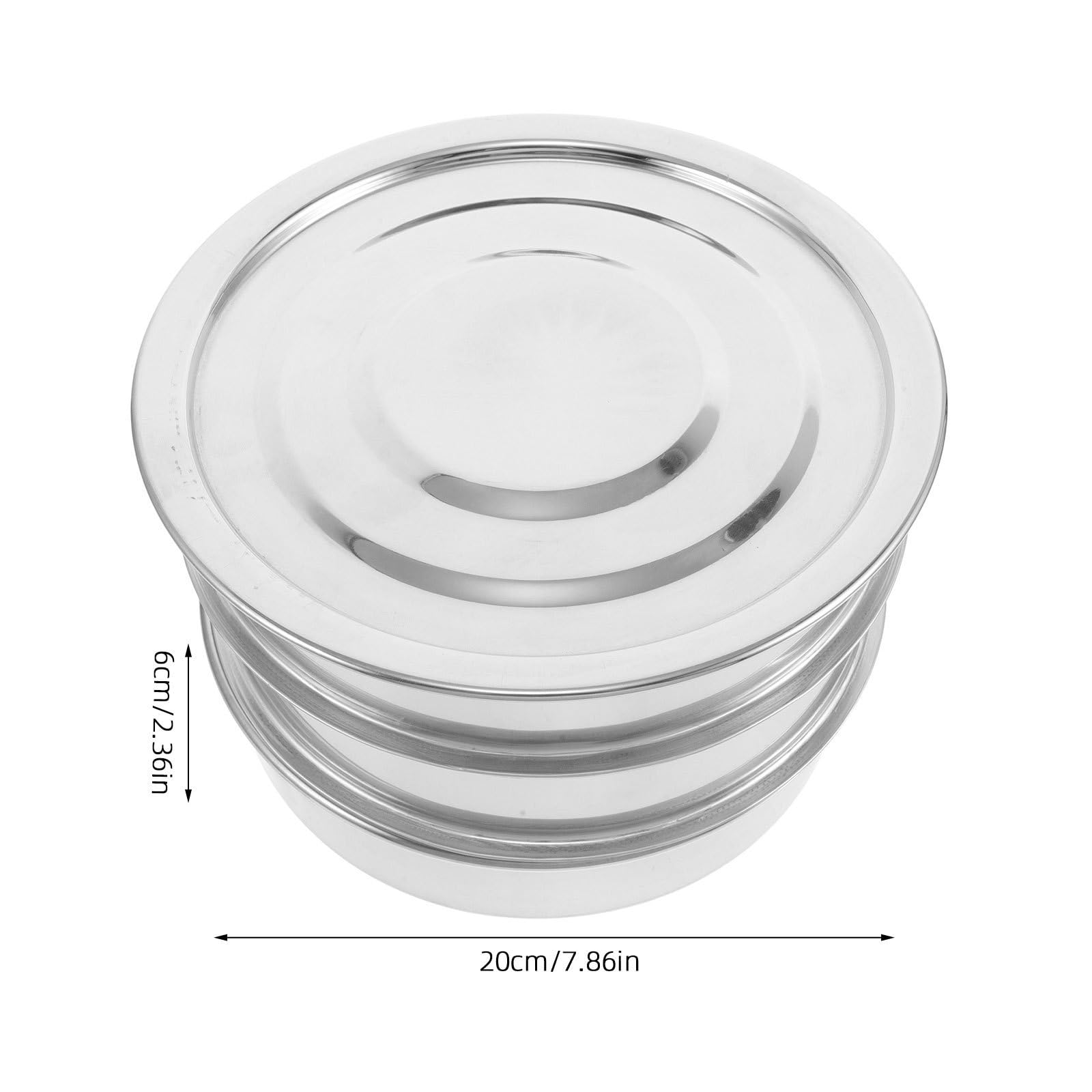 Toyvian Plateau de Germination pour Pousses en Acier Inoxydable Argenté, Empilable 3 Niveaux Drainage, pour Cuisines Compactes et Arrosage Quotidien