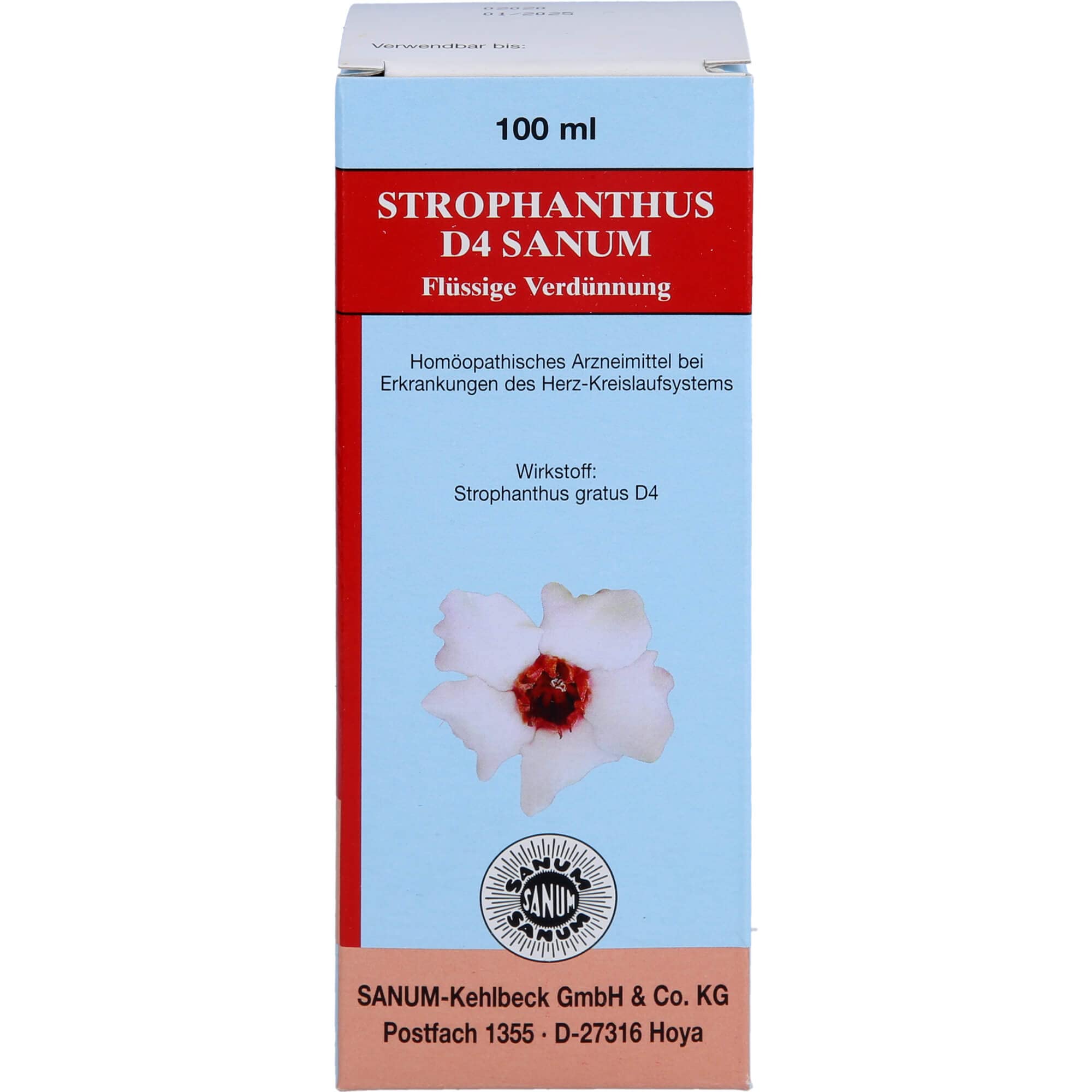 Strophanthus D4 Sanum Tropf, 100 ml