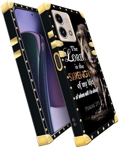 Miniatura 3 de DAIZAG Compatible con funda para Motorola Moto G Stylus 5G 2023, funda de lujo con leyones bíblicas B, elegante y elegante, decoración de metal para