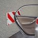 BUZIFU 2pcs Protección para Parachoques, Espuma para Golpes, Las Franjas Rojas y...