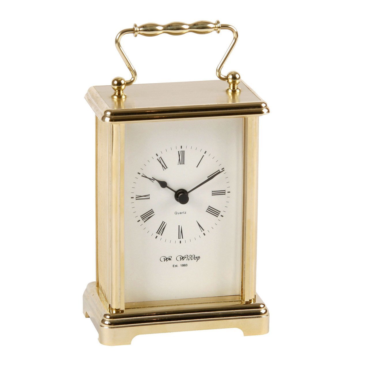 Horloge de transport or pour décorer une table de chevet de chambre