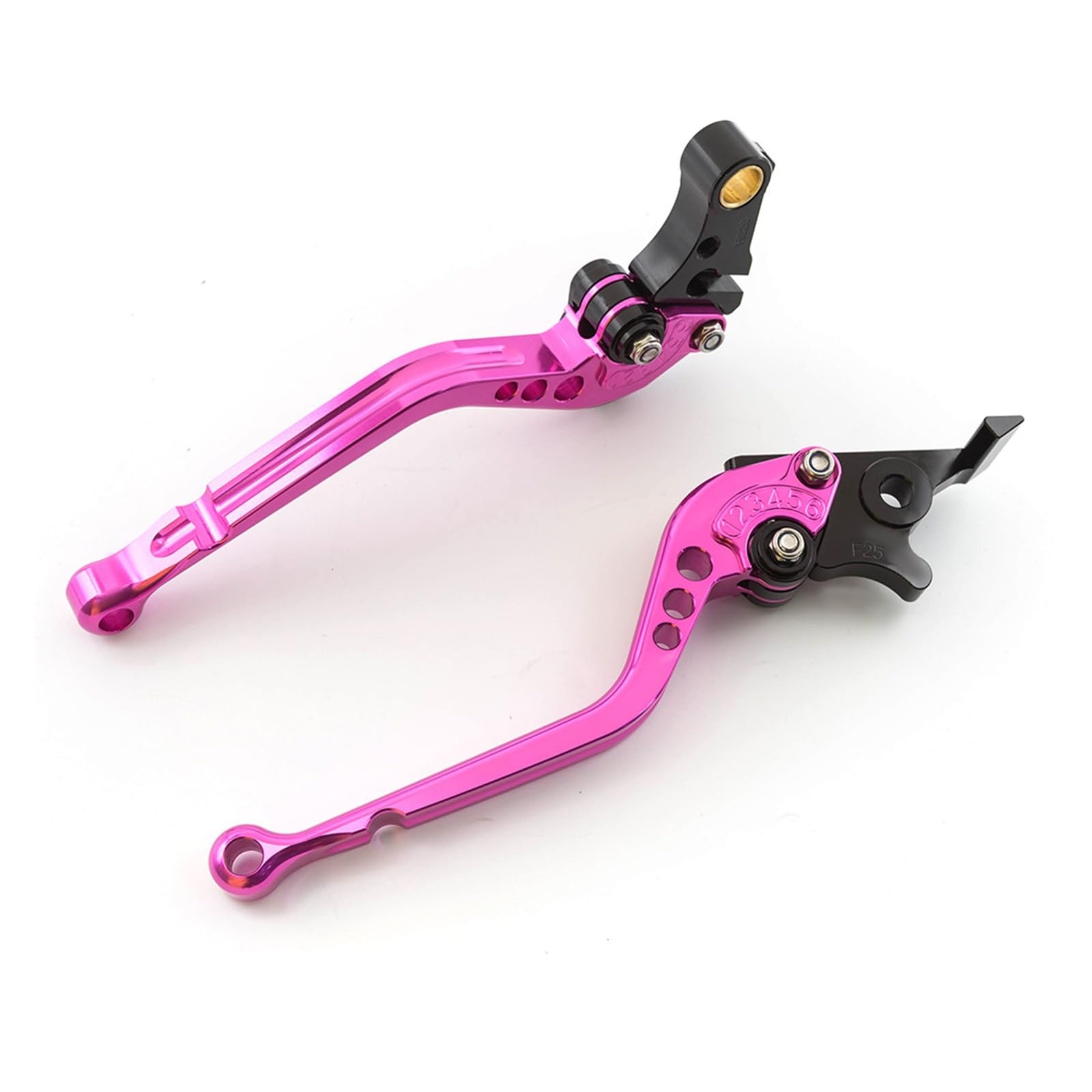 TINGYUS Motorbike Brake Lever for Kawasaki for ZX10R 2006-2015 Motorcycle Accessories Adjustable Brake Clutch Lever(177mm Pink)
