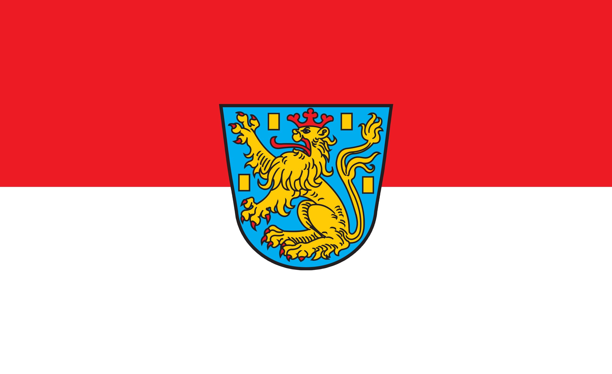 Drapeau Adolfseck résistant vent tissu de bateau ultra Hesse 150x90cm ne s'effiloche pas