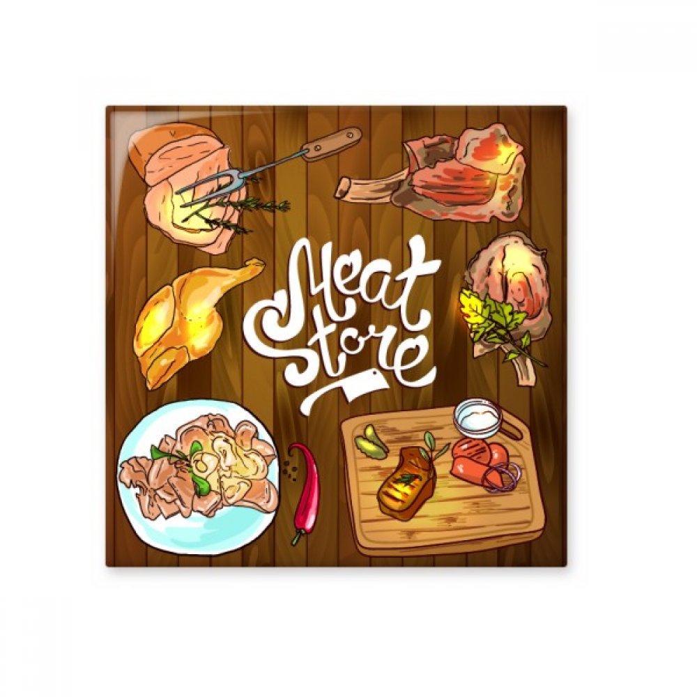 Carreau de céramique steak et barbecue pour faïence cuisine