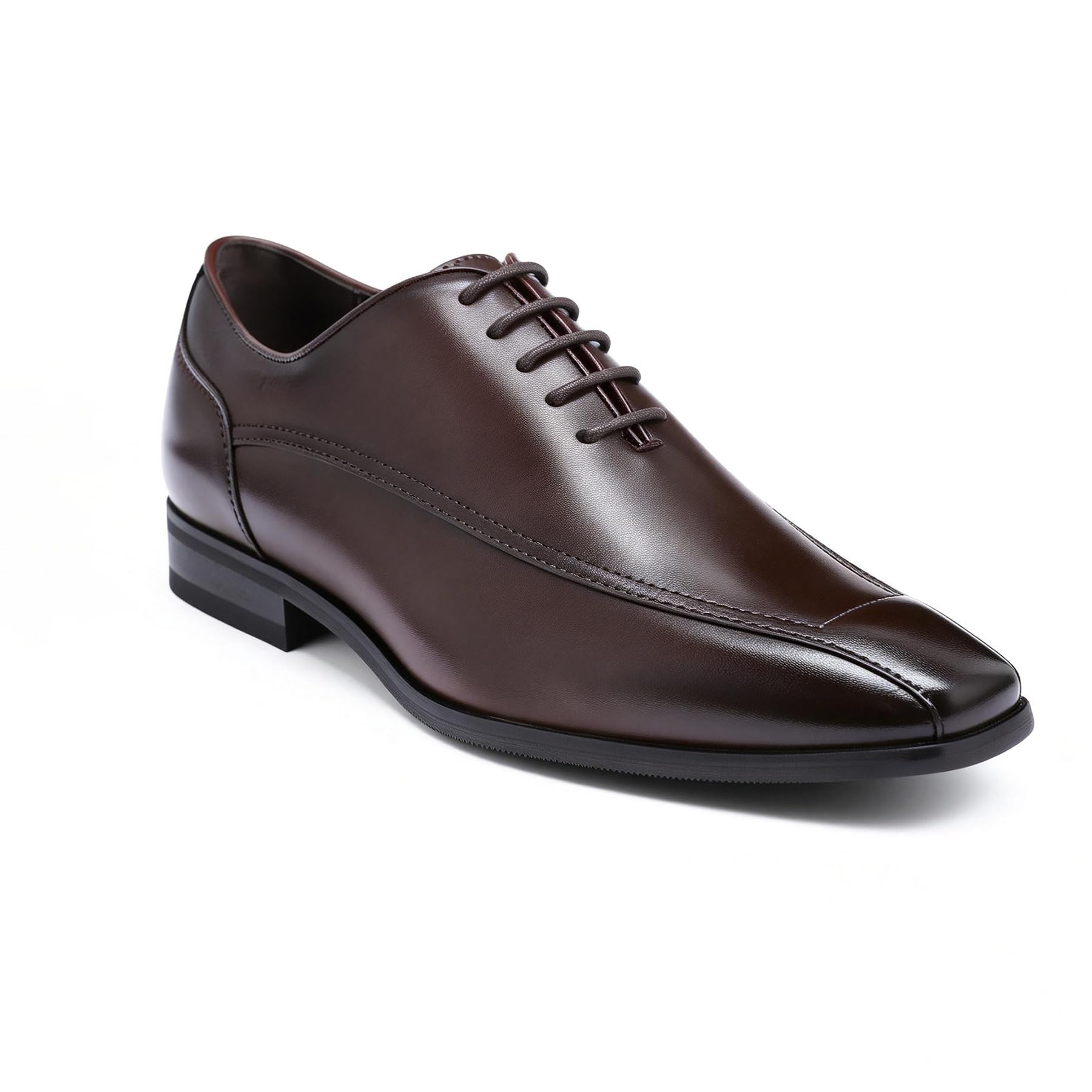YFFUSHI Zapatos de Cordones para Hombre Oxford Clásico Zapatos de Vestir para Oficina y Boda Cómodos