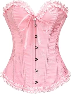 Corsé para mujer, talla grande, color negro