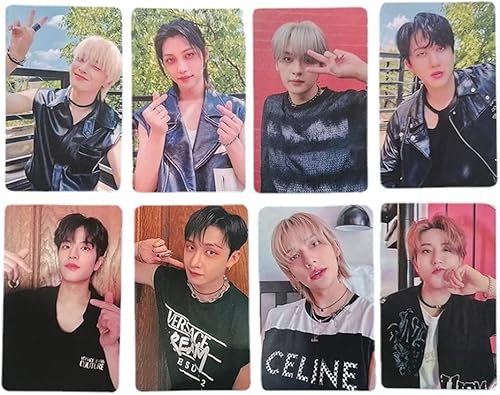 Miniatura 1 de 8 tarjetas fotográficas para niños callejeros MAXIDENT, álbum personal Lomo tarjetas Kpop postales de doble cara Bangchan Leeknow Hyunjin Changbin
