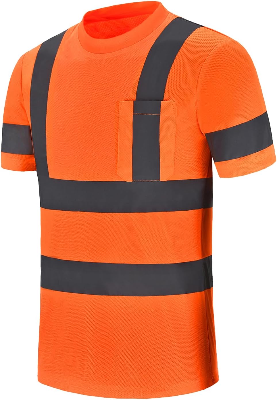 Hi-Vis Work Shirts - Men's High Visibility Safety T-Shirt for Construction - Image 5