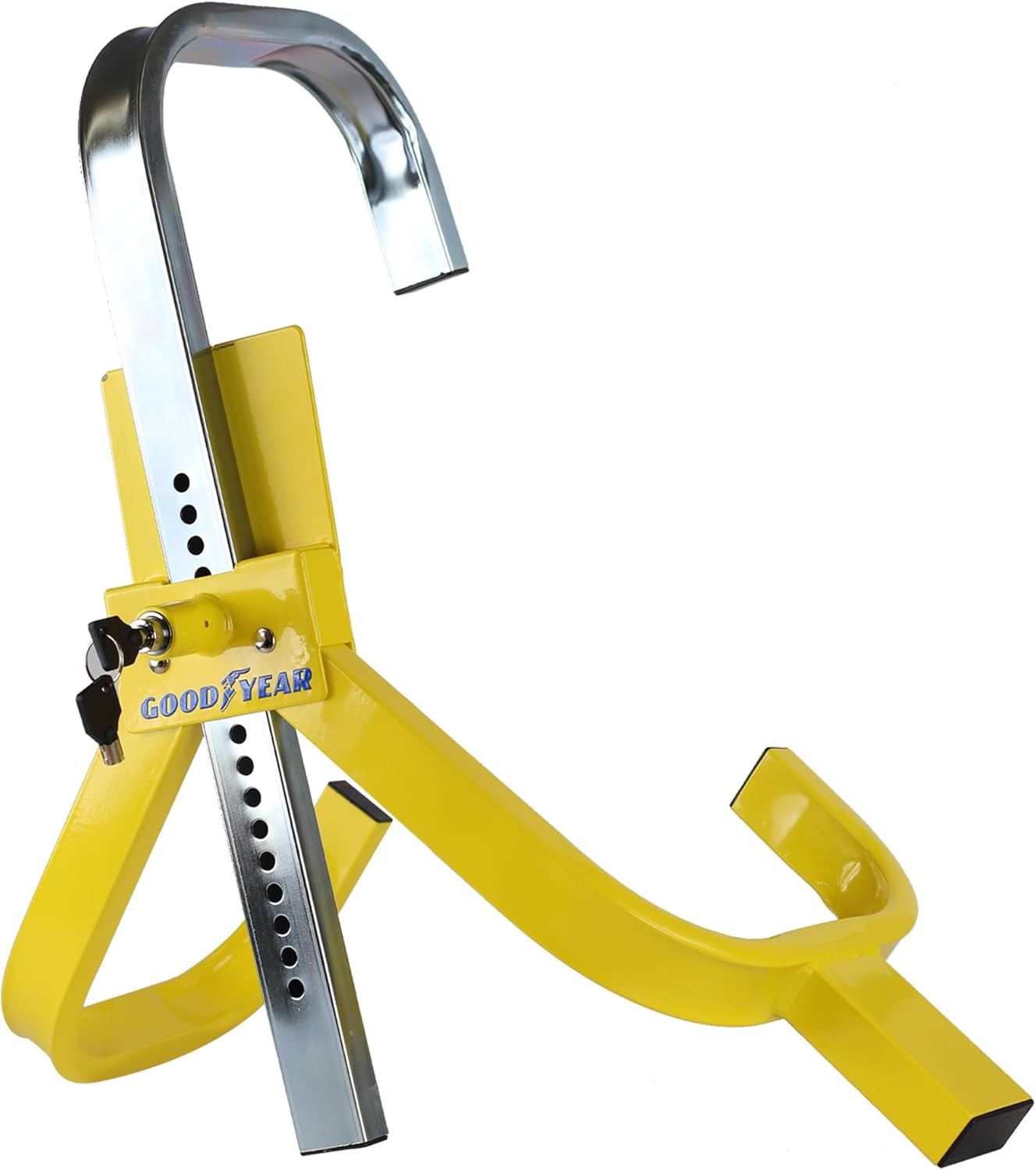 Goodyear Steel to Pedal Lock - Heavy-Duty Anti-Theft Security Lock for Vehicle Pedals | Rust-Resistant Steel Construction | Adjustable Fit for Cars, Trucks & SUVs | Enhanced Vehicle Protection