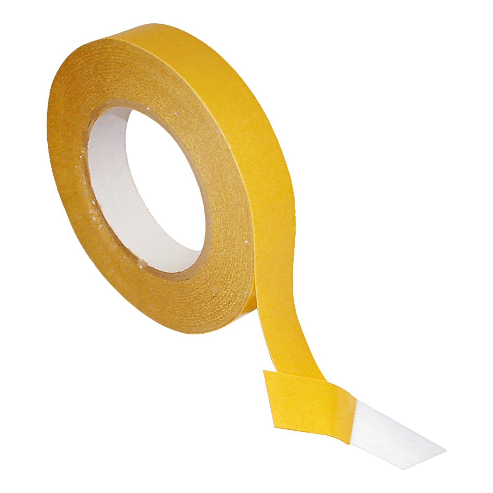 JVCC Cinta de tejido de doble cara [Adhesivo de goma] (DCT-40R): 6 in. (144mm actual) x 60 yds. (Blanco)