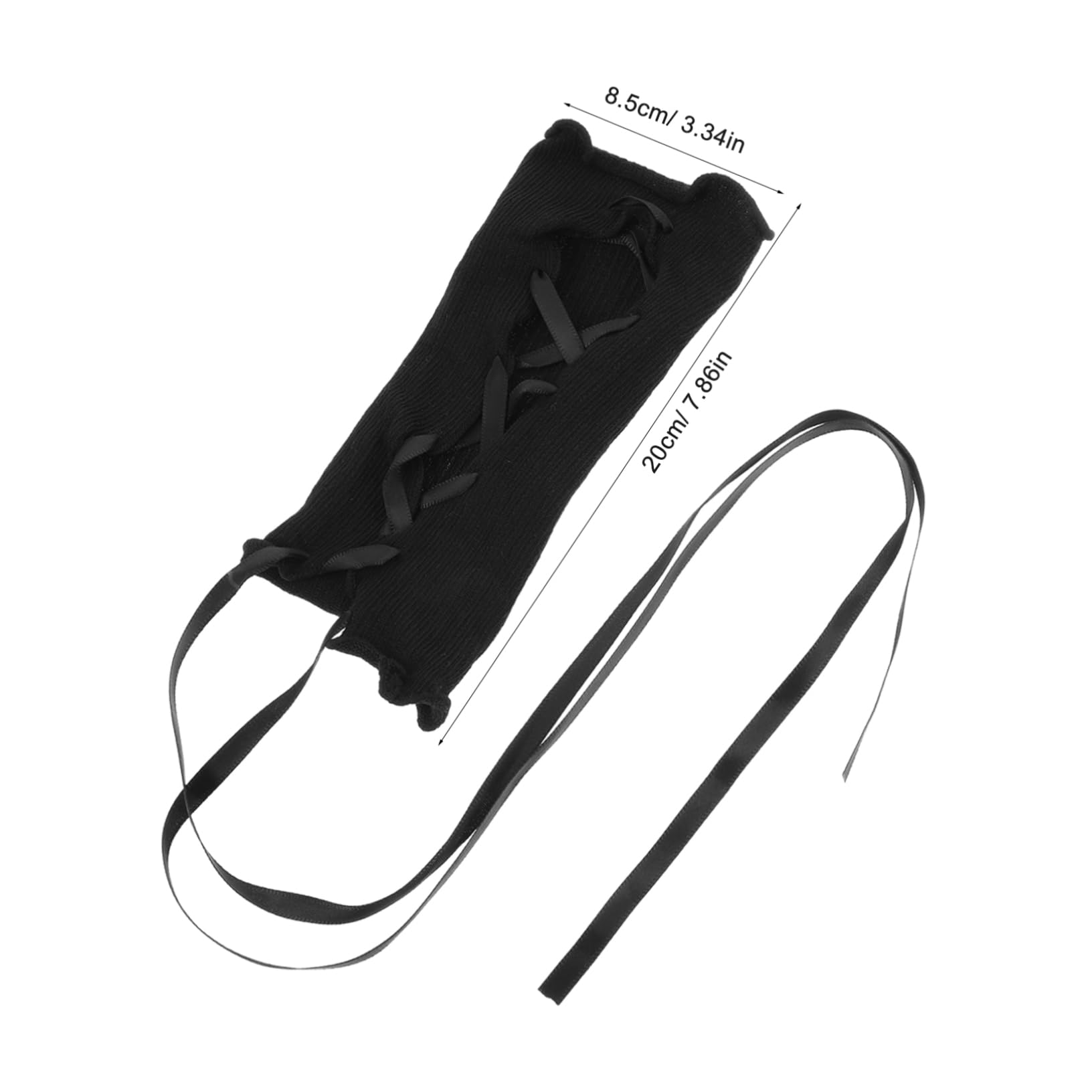 FOMIYES Chic Gothic Bridal Sleeves Women's Polyester Wrist Ruffles Cuffs Diy Fashion Accessory for Parties and Cosplay