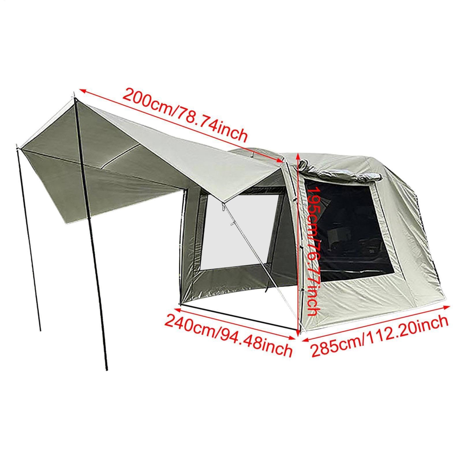 Generisch Support de tente SUV pour camping, tente de camping SUV, pliable