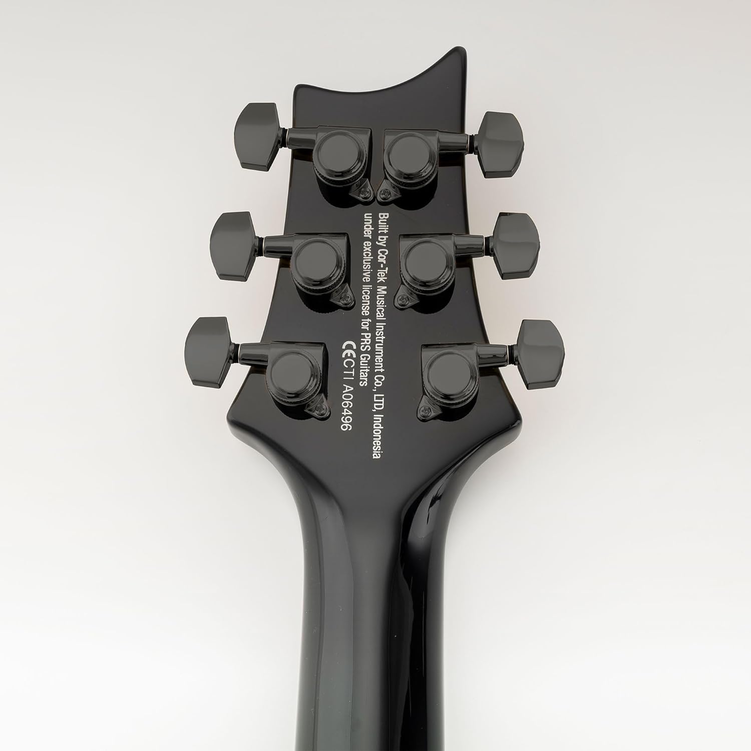 Musiclily Pro 3R3L 18:1 Ratio Full Sealed Locking Machine Heads Tuners Tuning Pegs Keys with Big Hex Button 45 Degree Screw for Acoustic Electric Guitar, Black