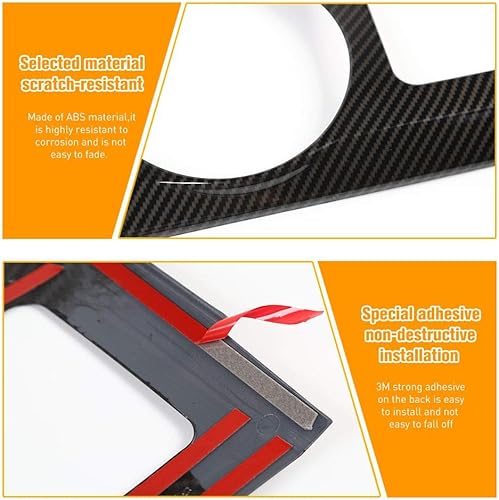 Miniatura 5 de JeCar Para F150 Panel de Cambio de Cambios de Control Central Cubierta Decoración Marco Ajuste para Ford F150 Raptor 2009-2014 Accesorios