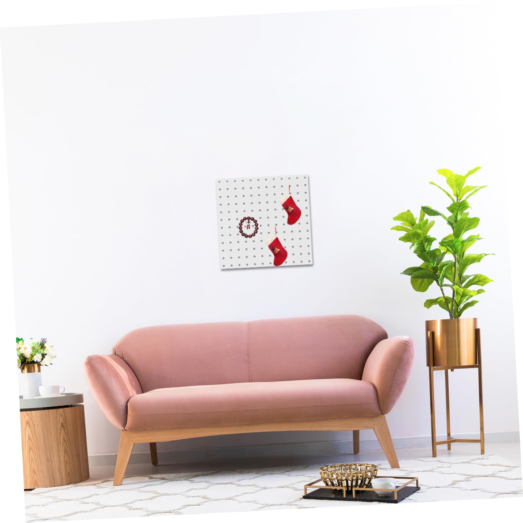 ULTECHNOVO Sturdy Steel Pegboard Tool Wall Organizer Garage Tool Storage Panels Metal Pegboard