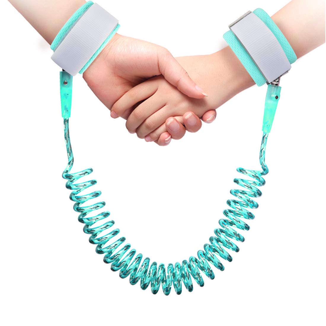 UNIHIN Baby Anti Lost Wrist Link, Baby Safety Wrist Leash, Anti Lost Wrist Band Walking Harness Belt for Kids and Toddlers, Babies (Green, 2M)