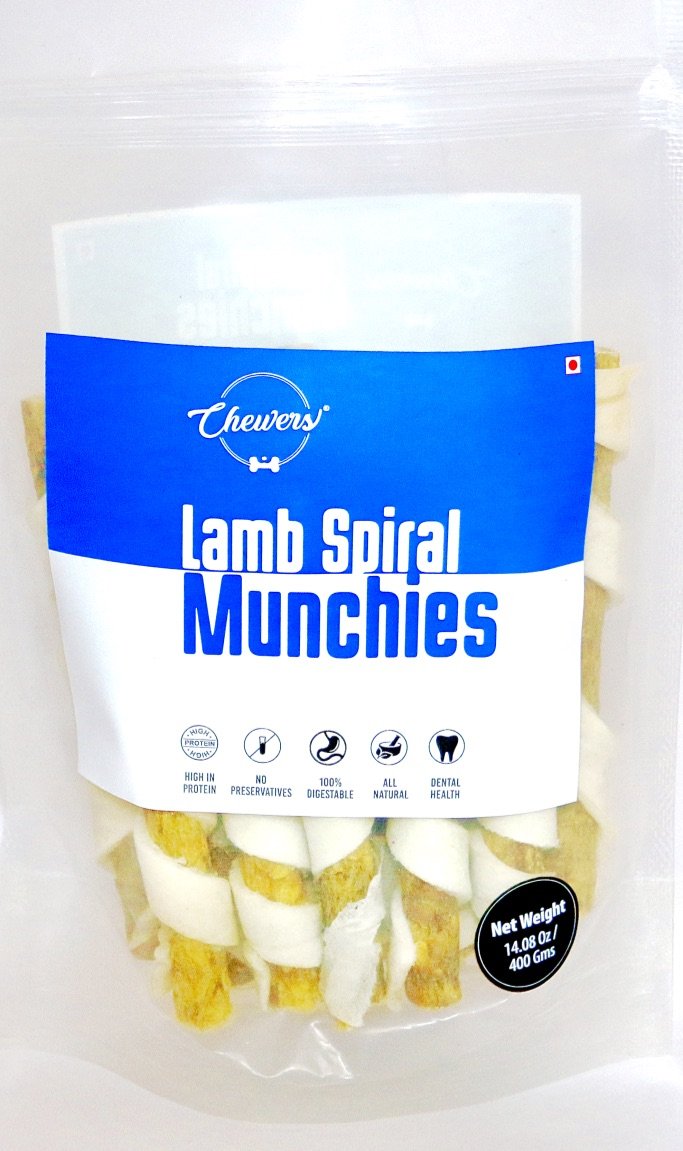 Chewers Lamb/Mutton Spiral Munchies Sticks Dog Treat, 400g (B079PJ1JN9) Amazon Price History, Amazon Price Tracker