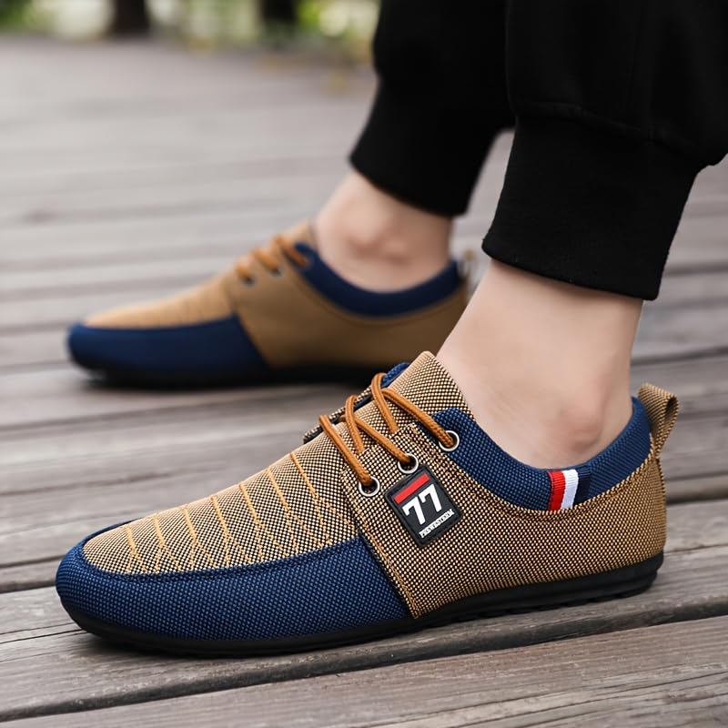 Men's Large Size Loafers - Casual Low-Top Sneakers, Breathable Comfort Design, Lightweight Daily Wear Shoes4