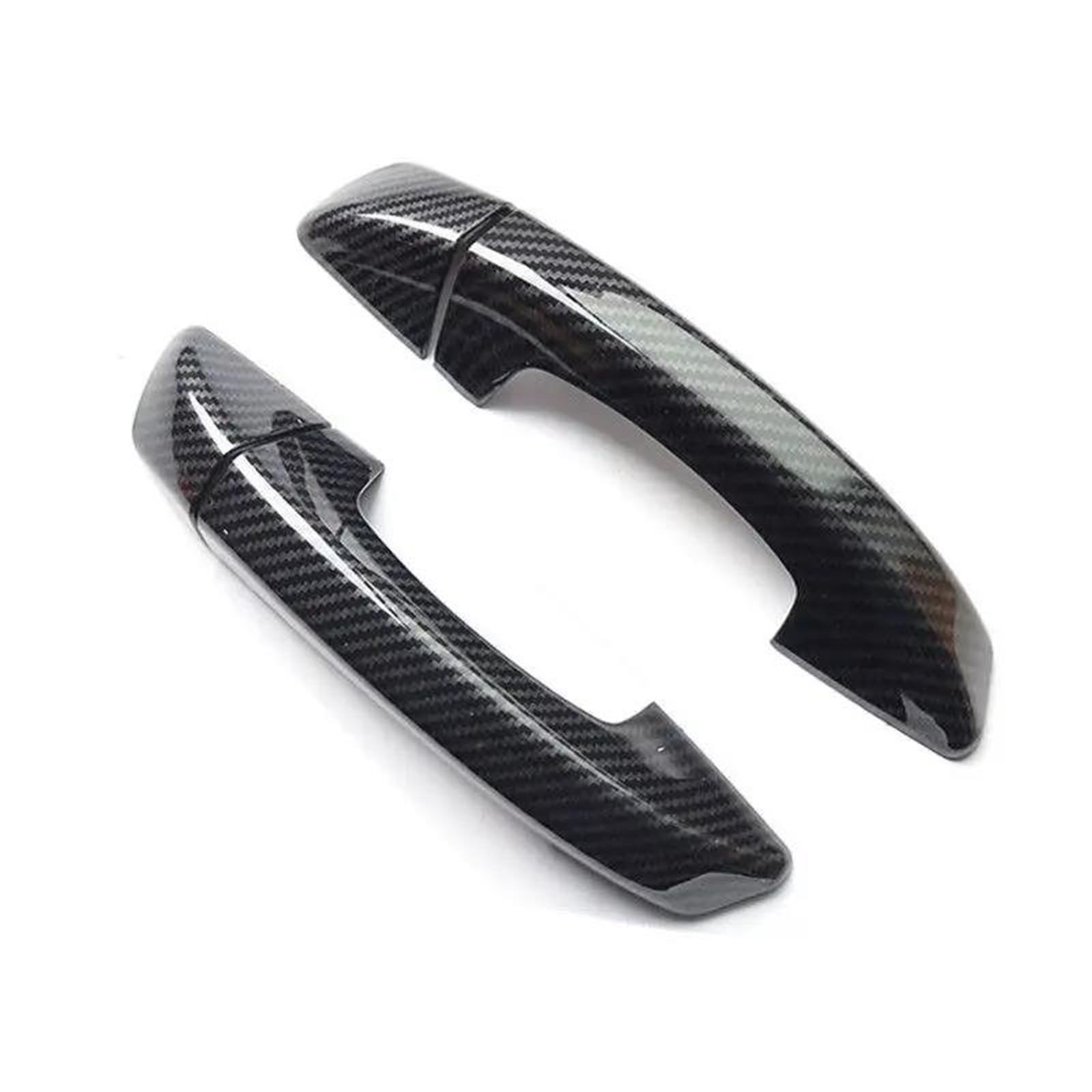 Ujnheq Carbon Fiber For Vw For Scirocco 3 Mk3 2008-2015 Black Chrome Car Side Door Handle Cover Trim Styling Accessories(Carbon Fiber)