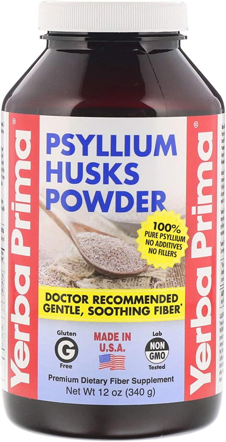 Yerba Prima Psyllium Husk Powder, 12 Ounce